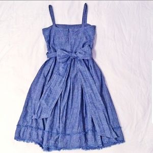 NWT TALBOTS Chambray Dress Size 16 A000.7